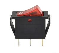 Interruttore a bilanciere SPST ON-OFF-ON 3 pin Push Terminal profilo sottile montaggio a scatto per pannelli di controllo ed elettrodomestici