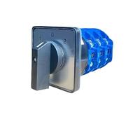 Interruttore a camma a contatto argento con cambio camma per montaggio a pannello multi-posizione e tre poli da 125 A (OFF-ON)