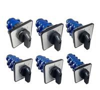 Interruttore a camme rotante 16A 690V 3 posizioni 1-8 poli controllo interruttore automatico di conversione potenza doppia contatto in argento serie LW39A-16(7P)