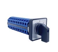 Interruttore a camme rotante a doppia alimentazione inversa 20 A, 10 poli, LW26, LW28, YMW26-20/10, 3 velocità, 10 sezioni, 1 pezzo