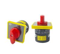 Interruttore a camme rotante con contatto in argento a livello Onel, 0-1, isolamento On-Off, due posizioni, 10 A, 3 kW, 380 V, HZ5B-10C001/1