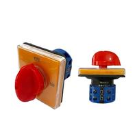 Interruttore a camme rotante con contatto in argento LW26-20/2DS, 8 terminali, OFF-ON 690V 20A, 1 pezzo
