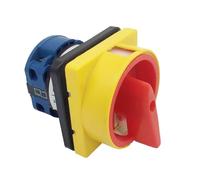 Interruttore a camme rotante con lucchetto 690V 20A fornito in fabbrica OFF-ON 2 posizioni 1 polo 4 terminali Interruttori principali LW26GS-20/02(Small Panel)