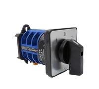 Interruttore a camme rotativo montato su guida DIN, 2/3/4/6/7 posizioni, 32 A, 690 V, 3 poli, LW26-32, LW28, YMW26-32/3, 1 pezzo(1-0-2 DIN)