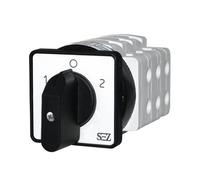 Interruttore a camme SEZ S40 JD 2203 C6 3P 40A 1-0-2 con maniglia 6876