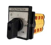 Interruttore a camme voltmetro a 7 posizioni 0-L1N-L2N-L3N-L3L1-L2L3-L1L2 20A