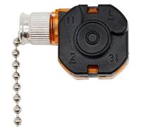 Interruttore a catena del ventilatore a soffitto, filo 3 velocità 3 velocità di sostituzione Parti compatibili con ventilatori soffitto lampade parete