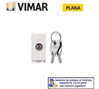 INTERRUTTORE A CHIAVE 16A VIMAR PLANA 14083.S BIANCO.