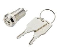 Interruttore a chiave 30 V, 1 A, 1 off/on, 1 x 90° S1091 B, 1 pz.