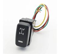 Interruttore a chiave a LED da 1 pezzo, accensione/spegnimento, luci diurne, DRL, interruttore a pulsante, adatto per Mitsubishi Pajero(Front diff)