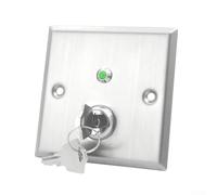 Interruttore a chiave di sicurezza realizzato in acciaio inossidabile con luce rossa e verde a led per sistemi di ingresso porta per unità di controllo accessi e apri cancello