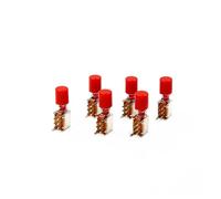 Interruttore a chiave dritto rosso PS-22F02 a sei pin senza pulsante di blocco Interruttore a chiave Un set di interruttori a pulsante e cappelli