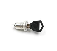 Interruttore a chiave elettronico in lega di zinco da 12 mm Interruttore di blocco ON OFF Interruttore di sicurezza for blocco telefono Terminali tubolari + 2 chiavi 2 posizioni 1 pz