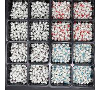 Interruttore a chiave per tastiera meccanica per prese CIY SMD 3pin sottile con interruttore MX nero blu marrone rosso 100 pezzi (red)