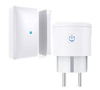 Finestra di contatto interruttore cofano estrattore, Milduall radio controllo aria scarico magnetico e presa estrattore set 3600W/16A finestra senza fili per il illuminazione camino garage