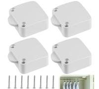 Interruttore a contatto per porta e armadio, 4 pezzi, 2 A, 250 V, interruttore per cucina, bianco