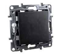 Interruttore a croce 10 AX nero Niloe Step interruttore luce