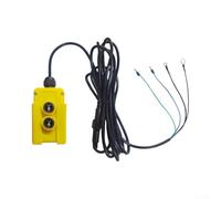 Interruttore a distanza da 12 V a 4 fili per pompa idraulica basculante, interruttore impermeabile da 12 V con cavo da 4,5 m per ponte sollevatore, interruttore a distanza idraulico 12 V per rimorchio