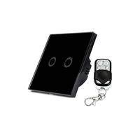Interruttore a due vie/bipolare a controllo singolo tipo C-Y602 da 86 mm/interruttore a parete con pannello in vetro/interruttore touch per luci smar