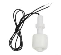 Interruttore a galleggiante SEN-PPI40 bianco, resistente agli acidi, regolatore automatico del livello dell'acqua per serbatoi fino a 80 °C, 24 x 22 mm, interruttore di livello verticale (alto)