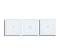 Interruttore a gradini facile da usare con pannello in vetro per soluzioni di il