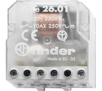 Interruttore a gradino Finder 1 contatto NA (NA) 12 VCA 10 A 250 VCA (26.01.8.012.0000)