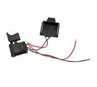 Interruttore a grilletto per controllo della velocità per soffiatore elettrico, classificazione 16 A, 5E4, compatibile con sistemi di batterie al litio DC 7,2 V-24 V, pezzo di ricambio nero