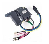 Interruttore a grilletto per Makita 6506549, HR202D, BHR202RFE, DHR202, BHR202, DHR202RME, DHR202Z, 638883-4, 638882-6 - 16A, 7,2-24 V, struttura in plastica e metallo