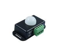 Interruttore a induzione LED for corpo umano, 8 sensori di rilevamento del movimento con telecomando 12V/24V(Black)
