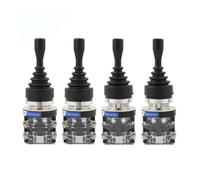 Interruttore a joystick, interruttore monoleva momentaneo/autobloccante a 2/4 direzioni, nero trasparente HKA1-41Z02/41Z04/41Y02/41Y04 CZAOINCU(HKA1 41Z04 Momentary)