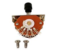 Interruttore a Lama 3/4/5 Vie per Pickup Chitarra Elettrica - Kit Metallico/Plastica con Viti (4Way/10Feet)