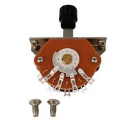 Interruttore a Lama 3/4/5 Vie per Pickup Chitarra Elettrica - Kit Metallico/Plastica con Viti (5Way/8Feet)