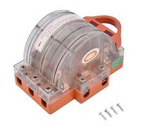 Interruttore a Lama 3 Poli Doppio Scambio, Interruttore di Sicurezza AC380V, 225A - Housing Trasparente, Indicatore LED, Protezione Contatto Elettrico