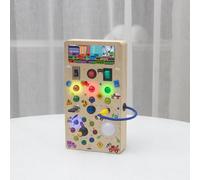 Interruttore a LED Giocattolo Scheda occupata Sensore Montessori Giocattolo in