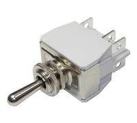 Interruttore a leva 2 x On/Off/On APEM 649H/2 250 V/AC 10 A permanente/0/permanente 1 pz/i)