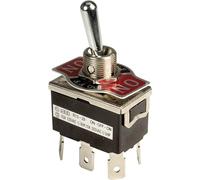 Interruttore a leva 2 x On/Off/On SCI R13-29E-01-HPH 250 V/AC 10 A agganciato 1 pc(i)
