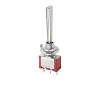 Interruttore a levetta 3 posizioni 2 posizioni ON OFF ON 6A 125VAC 3A 250VAC Maniglia piatta a scatto for autocarro(3P 20.5ON-OFF-ON R)