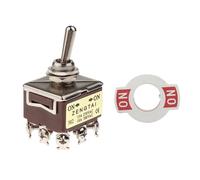 Interruttore A Levetta, 3PDT On-On 2 Posizioni 9 Pin, CA 250 V 15 A / 380 V, 10