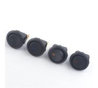 Interruttore a levetta, 4 pezzi for auto 12 V / 220 3 pin colori ciascuno interruttore a rotondo a forma di occhio gatto con luce LED for barche SPST interruttori industriali