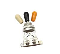 Interruttore A Levetta A 3 Vie Con Manopole (3 Colori) Manopole Per Interruttori Per Chitarra Adatte Per Parti LP/SG/chitarra(Chrome)
