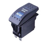 Interruttore a levetta ARB 5P 12V 20A con luce LED blu, adatto per autobus, barche, camper, rimorchi, ecc.(Rear Light)
