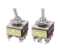 Interruttore a levetta Bilanciere Twist 12 piedi 3 marce 401/402/403 Pulsante leva 1 pezzo(403A(silverdot))