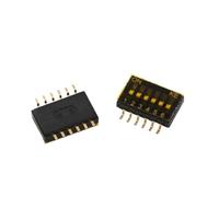 Interruttore a levetta con toppa a strappo DIP Snap 1,27 mm 2/4/5/6/8/10 pin quadrante nero indirizzo ON/OFF 20 pezzi(6P)