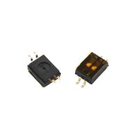 Interruttore a levetta con toppa a strappo DIP Snap 1,27 mm 2/4/5/6/8/10 pin quadrante nero indirizzo ON/OFF 20 pezzi(2P)