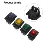 Interruttore a levetta dispositivo elettronico set di 7 con dimensioni compatte