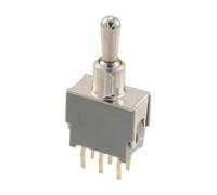 Interruttore a Levetta, Dpdt , 0.05A, 60VAC, Th, Pulsante ATE2E-2M3-10-Z