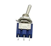 Interruttore a levetta impermeabile 5 pezzi/lotto MINI interruttori a levetta in miniatura interruttori di potenza 6A/125V 3A/250V(5 blue)
