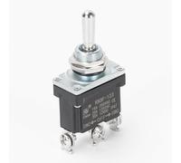 Interruttore a levetta impermeabile IP67 AC/DC (on/off) non si blocca, 15 A 250 VAC, 30 A 12 VDC