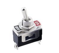 Interruttore a levetta impermeabile Mini interruttore a levetta automatico con pin ON-OFF ON-ON ON-OFF-ON 2/3 posizioni contatto in rame/argento(Waterproof Cap)