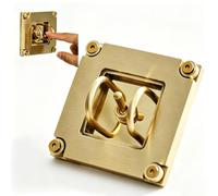 Interruttore A Levetta In Ottone Da 3,34 Pollici Pannello Interruttori, | Materiale Ottone Per Scatola Da Incasso Tipo 86 Design Retrò Apertura Singola E Doppio Comando Adatto Per Camera/B&B/Hotel